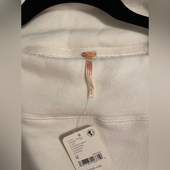 NWT Free People Otto Sweatshirt Tunic Size Medium - Picture 5 of 5